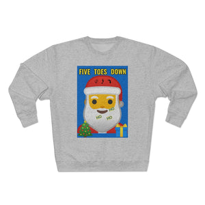 Five Toes Down Santa Unisex Sweatshirt