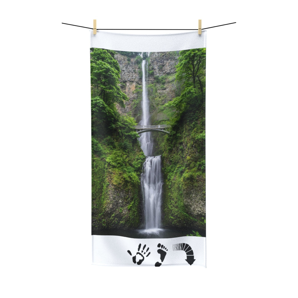 Five Toes Down Waterfall Polycotton Towel