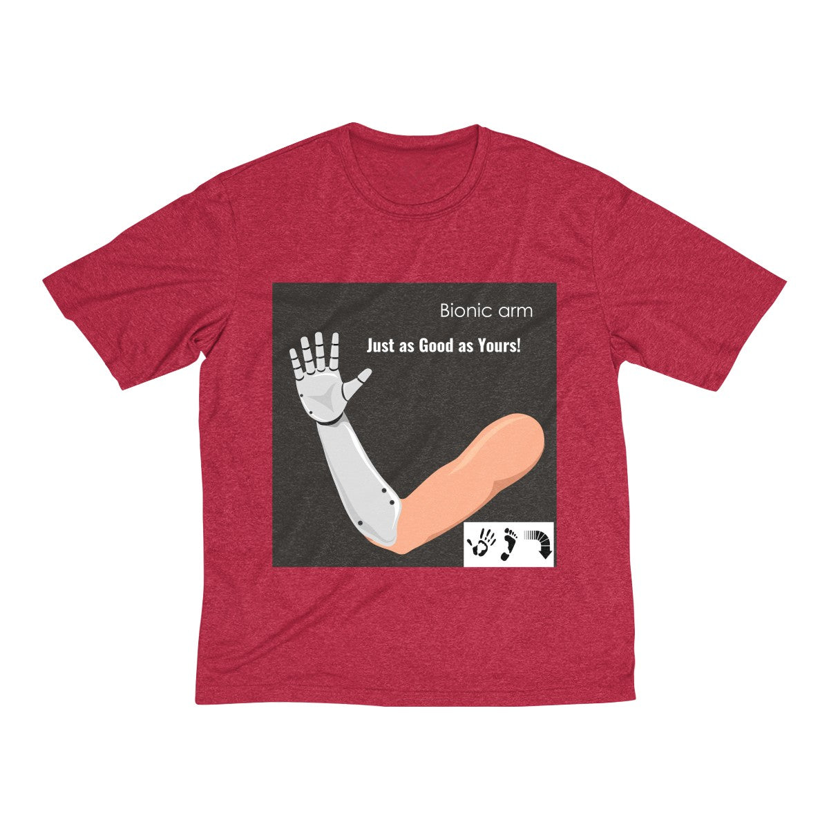 Five Toes Down Bionic Arm Dri-Fit Tee