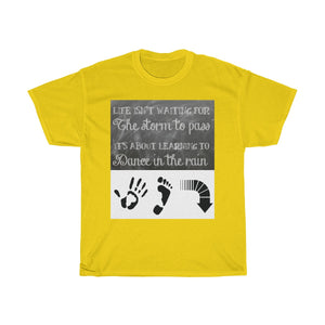 Five Toes Down Life is a Storm Unisex Tee