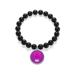 Five Toes Down No Cry Matte Onyx Bracelet