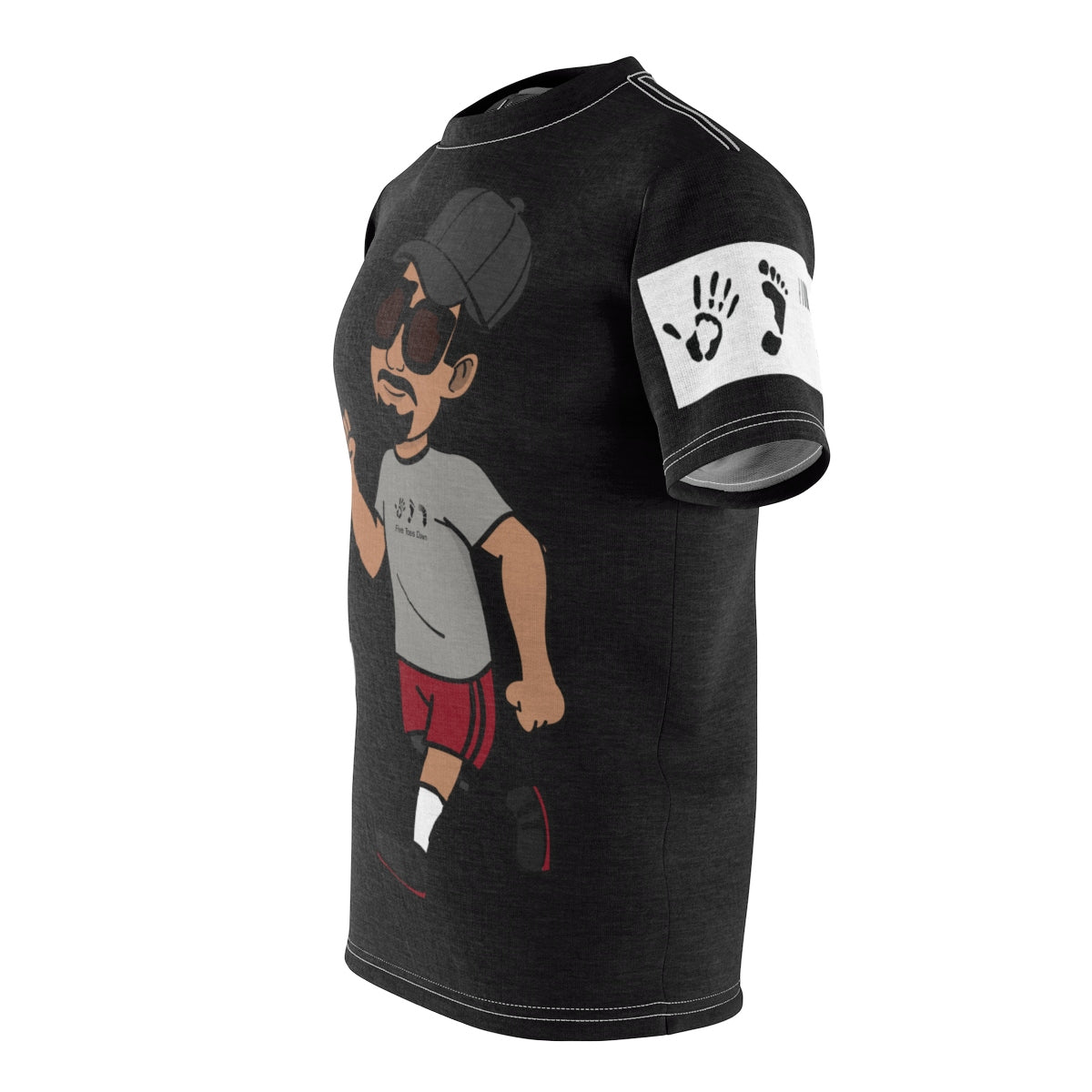 Five Toes Down Henry Soccer Unisex Cut & Sew Tee