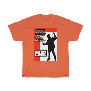 Five Toes Down Be Quiet Heavy Cotton Tee