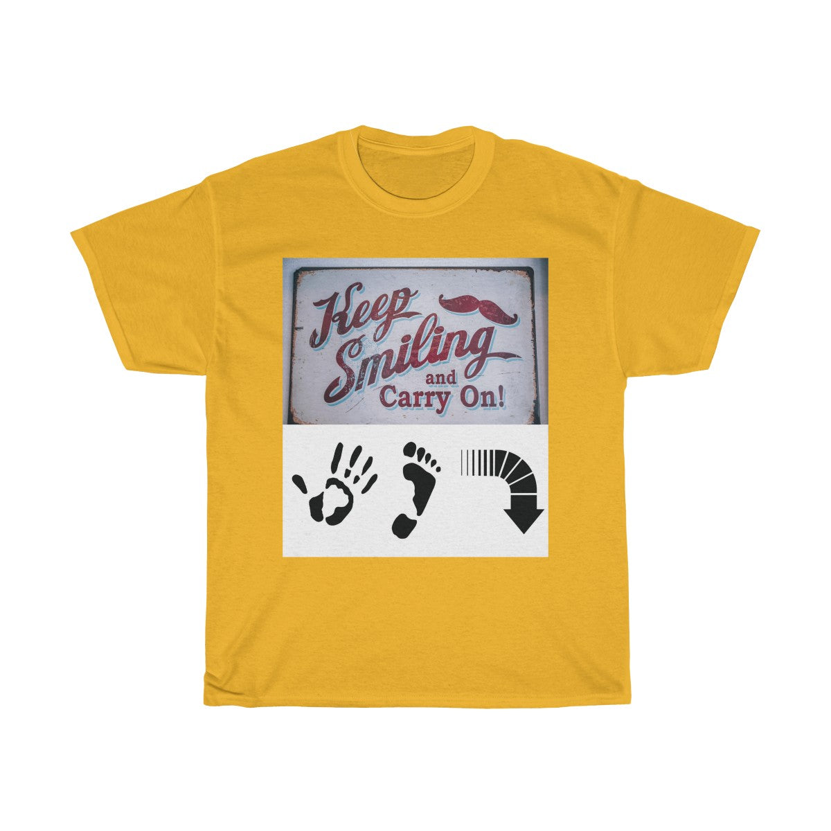 Five Toes Down Keep Smiling Unisex Tee