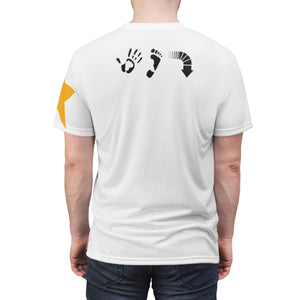 Five Toes Down Pace Unisex Cut & Sew Tee