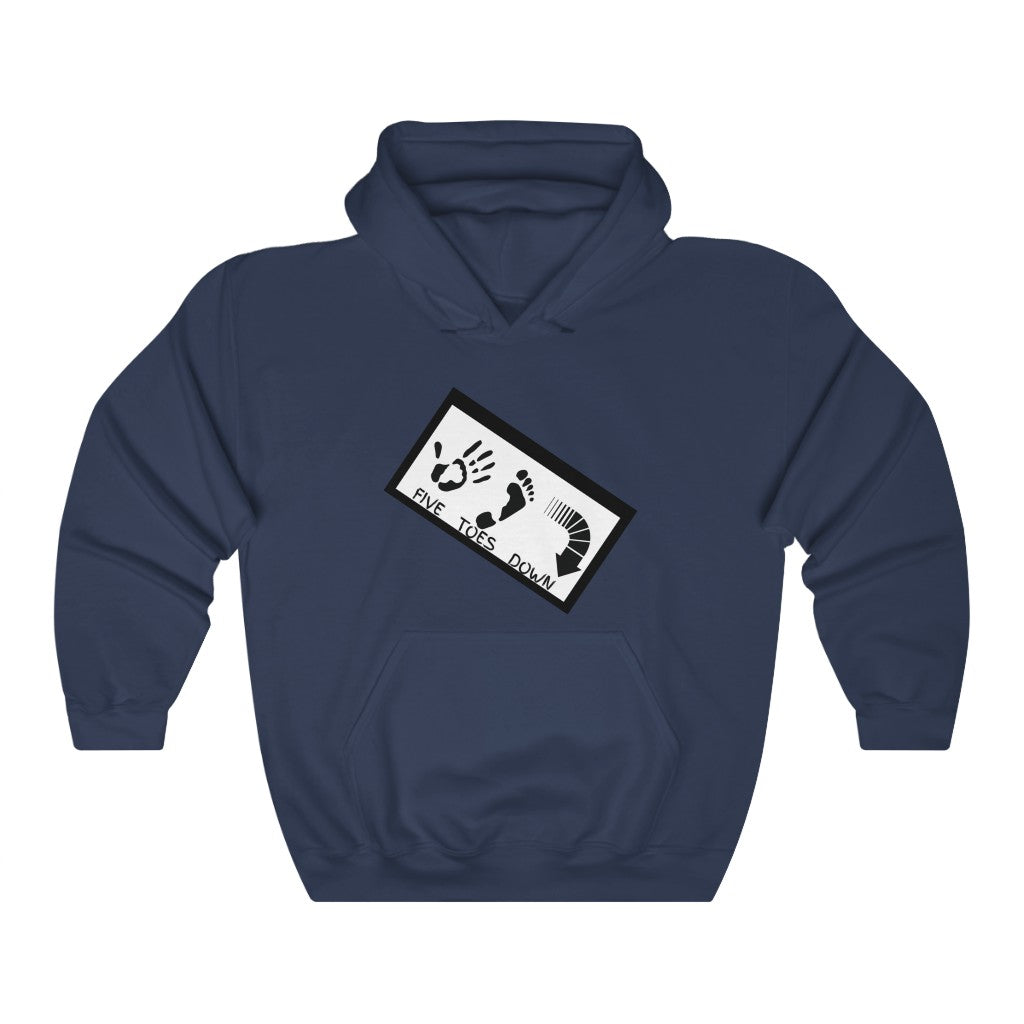 Five Toes Down Logo Unisex Heavy Blend Hooded Sweatshirt