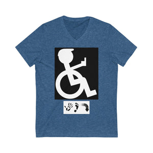 Five Toes Down I'm Mad Unisex V-Neck Tee