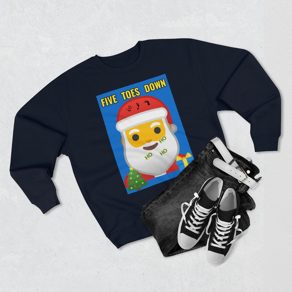 Five Toes Down Santa Unisex Sweatshirt
