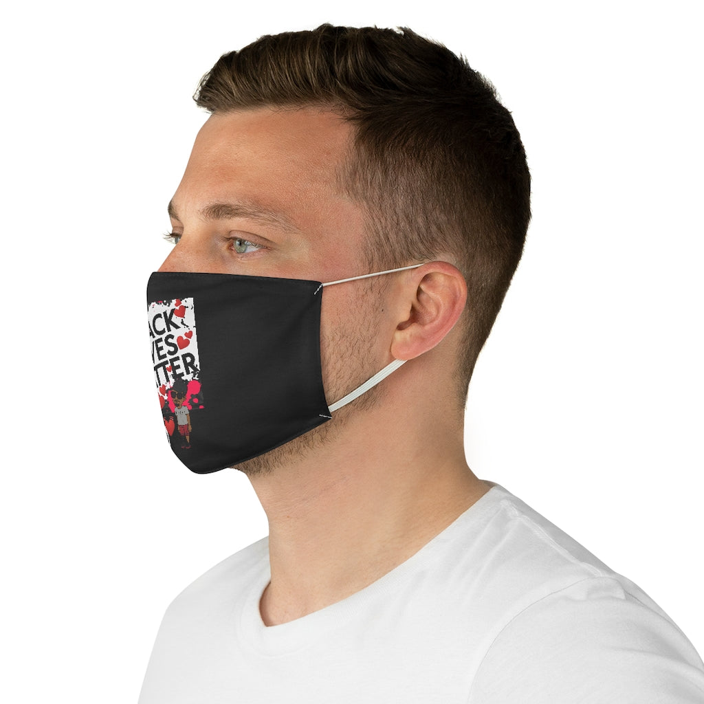 Five Toes Down BLM Fabric Face Mask