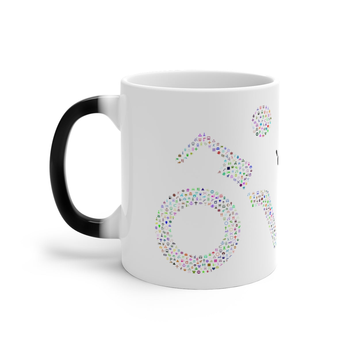 Five Toes Down Still Rolling Color Changing Mug