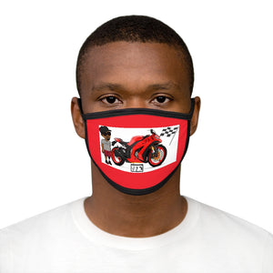 Five Toes Down Rider Mixed-Fabric Face Mask