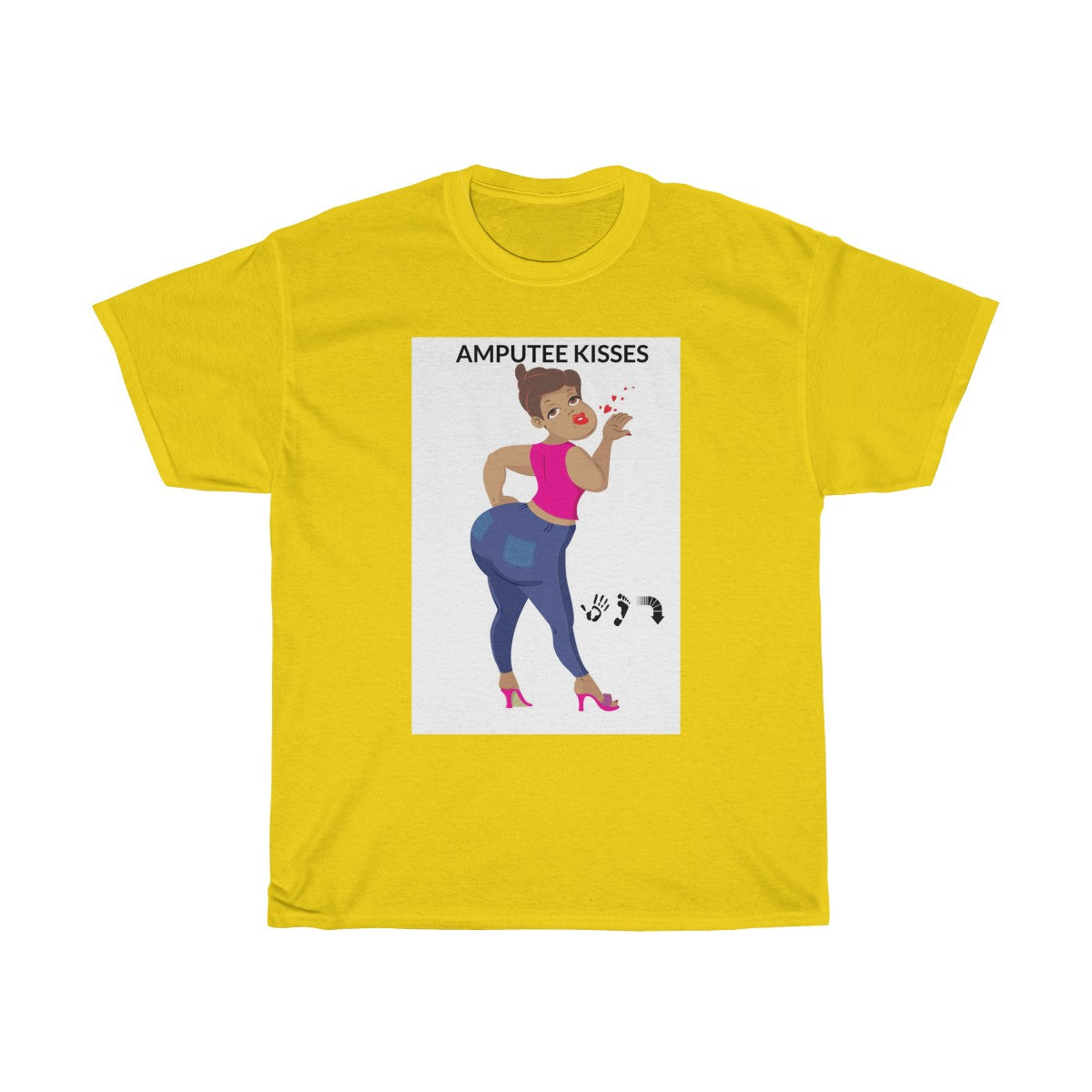 Five Toes Down Amp Kisses Unisex Tee