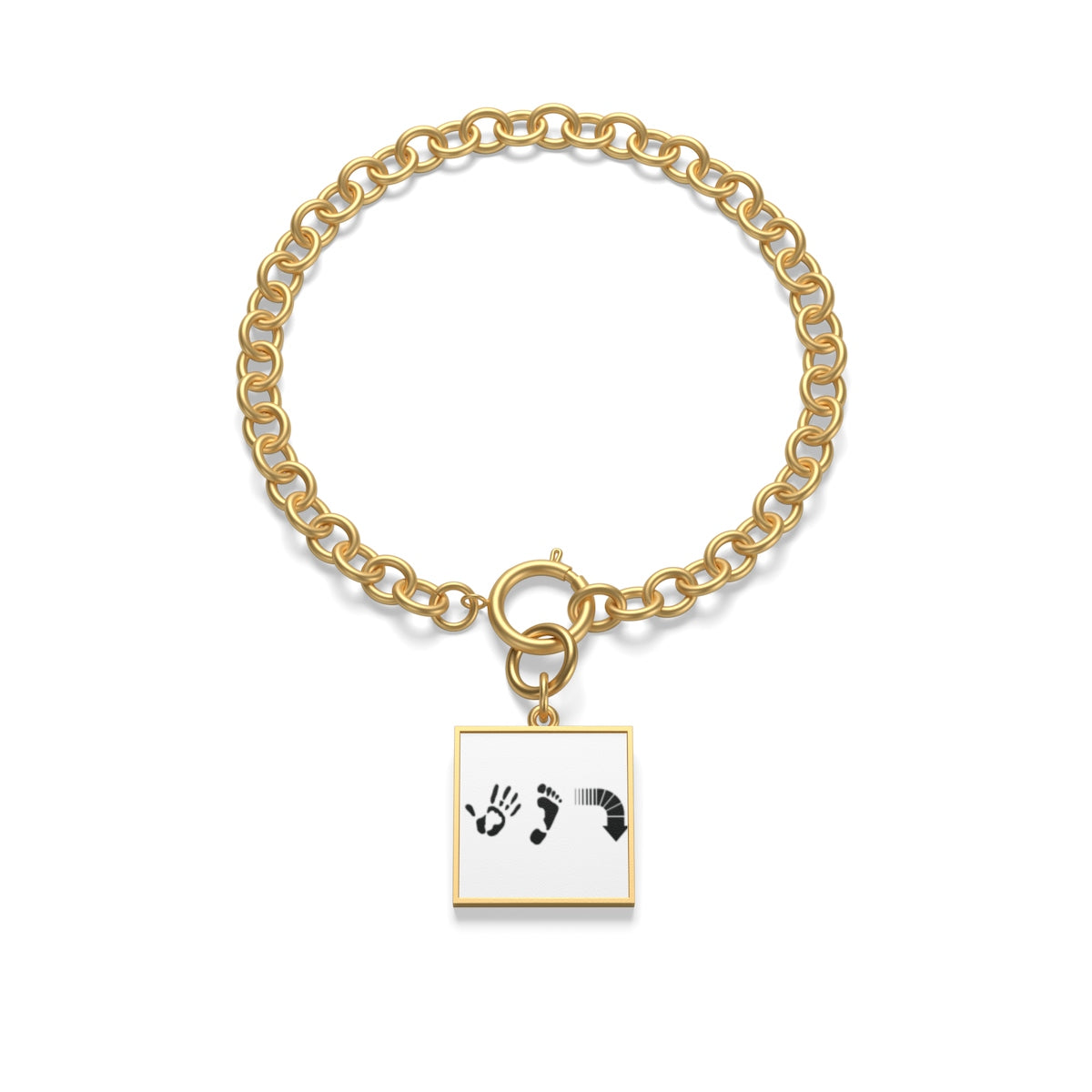 Five Toes Down Chunky Chain Bracelet