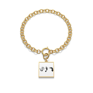 Five Toes Down Chunky Chain Bracelet