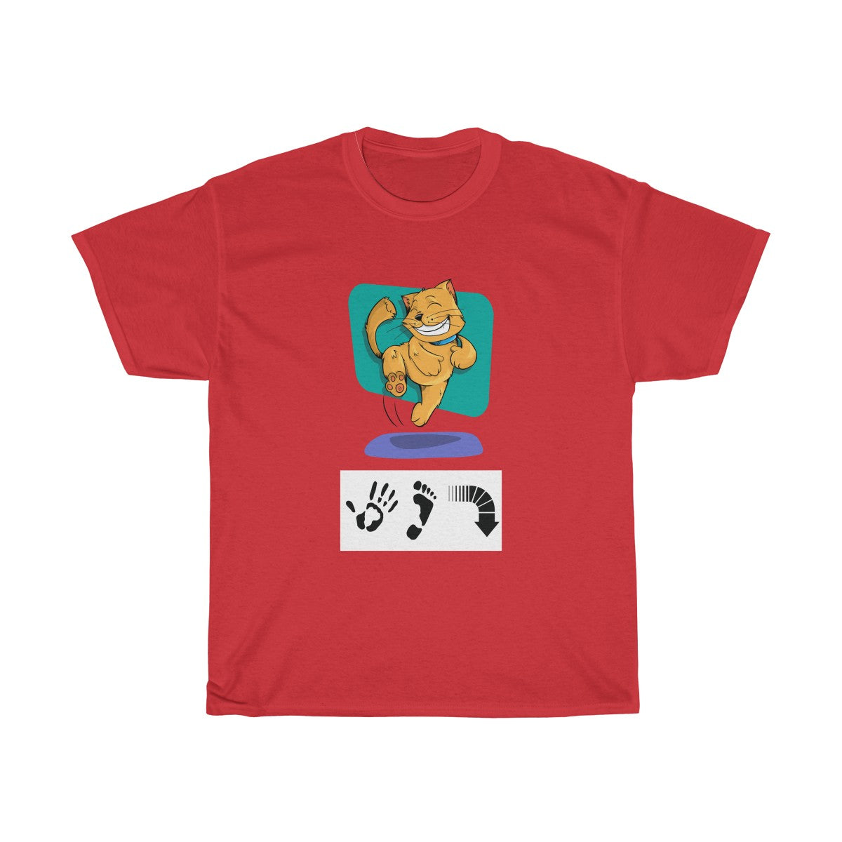 Five Toes Down Cat Dance Unisex Tee