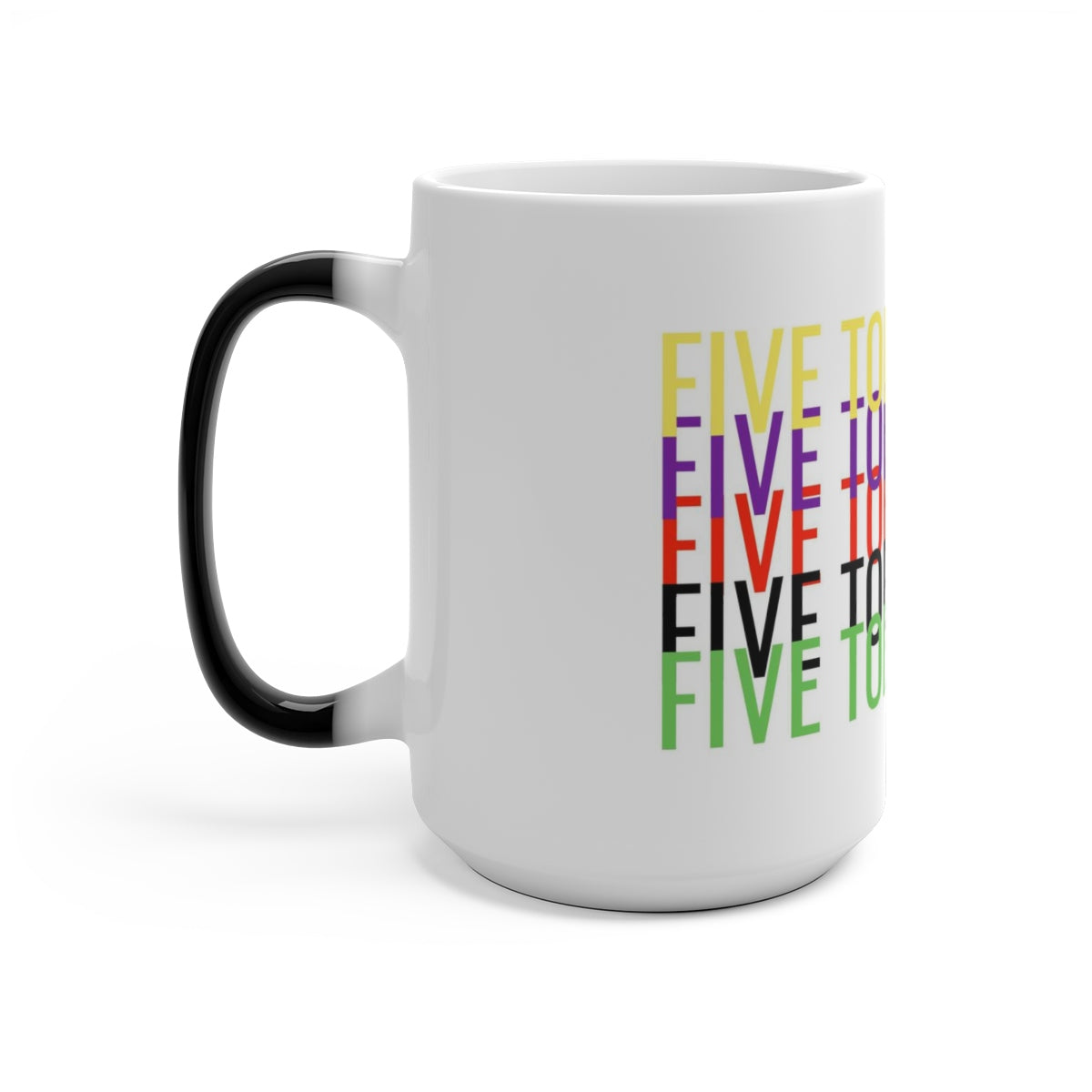 Five Toes Down Multi-Color Changing Mug