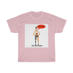 Five Toes Down Female Still Sexy Unisex Tee