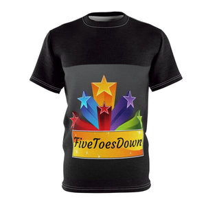 Five Toes Down Stars Unisex Cut & Sew Tee