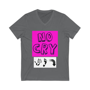 Five Toes Down No Cry Unisex V-Neck Tee