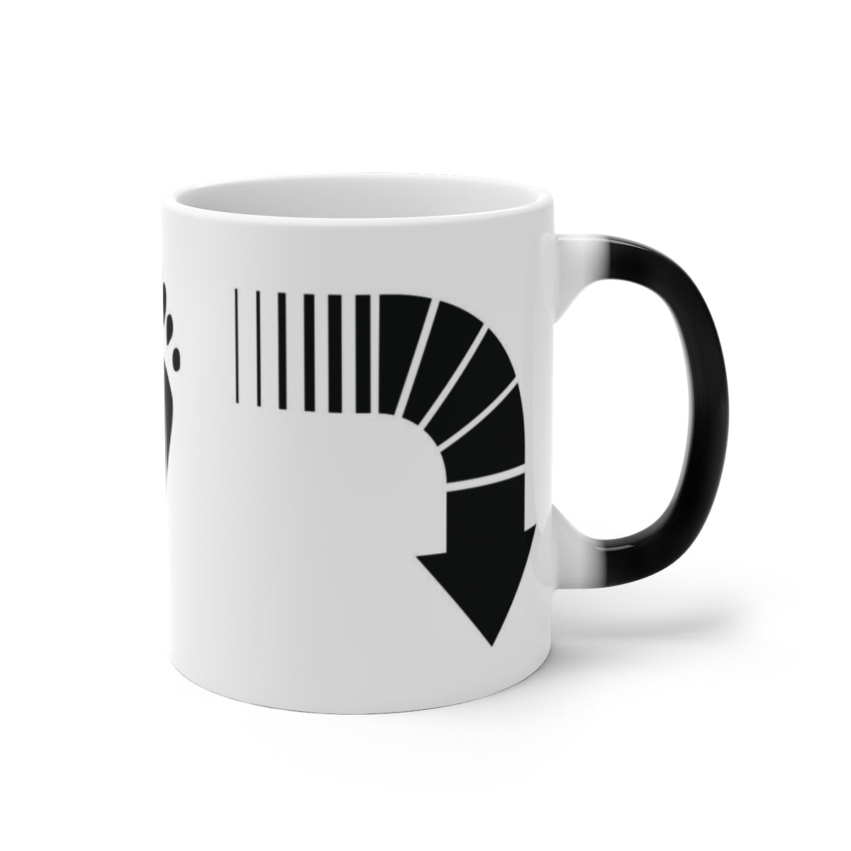 Five Toes Down Color Changing Mug