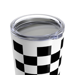 Five Toes Down Checker Tumbler 20oz