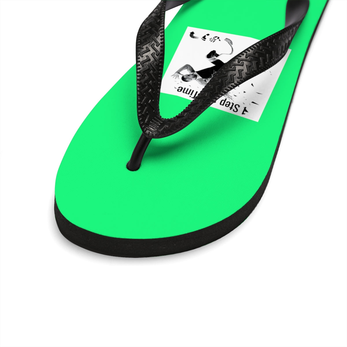 Five Toes Down 1 Step Unisex Flip-Flops