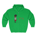 Five Toes Down Henry Unisex Full Zip Hooded Sweatshirt