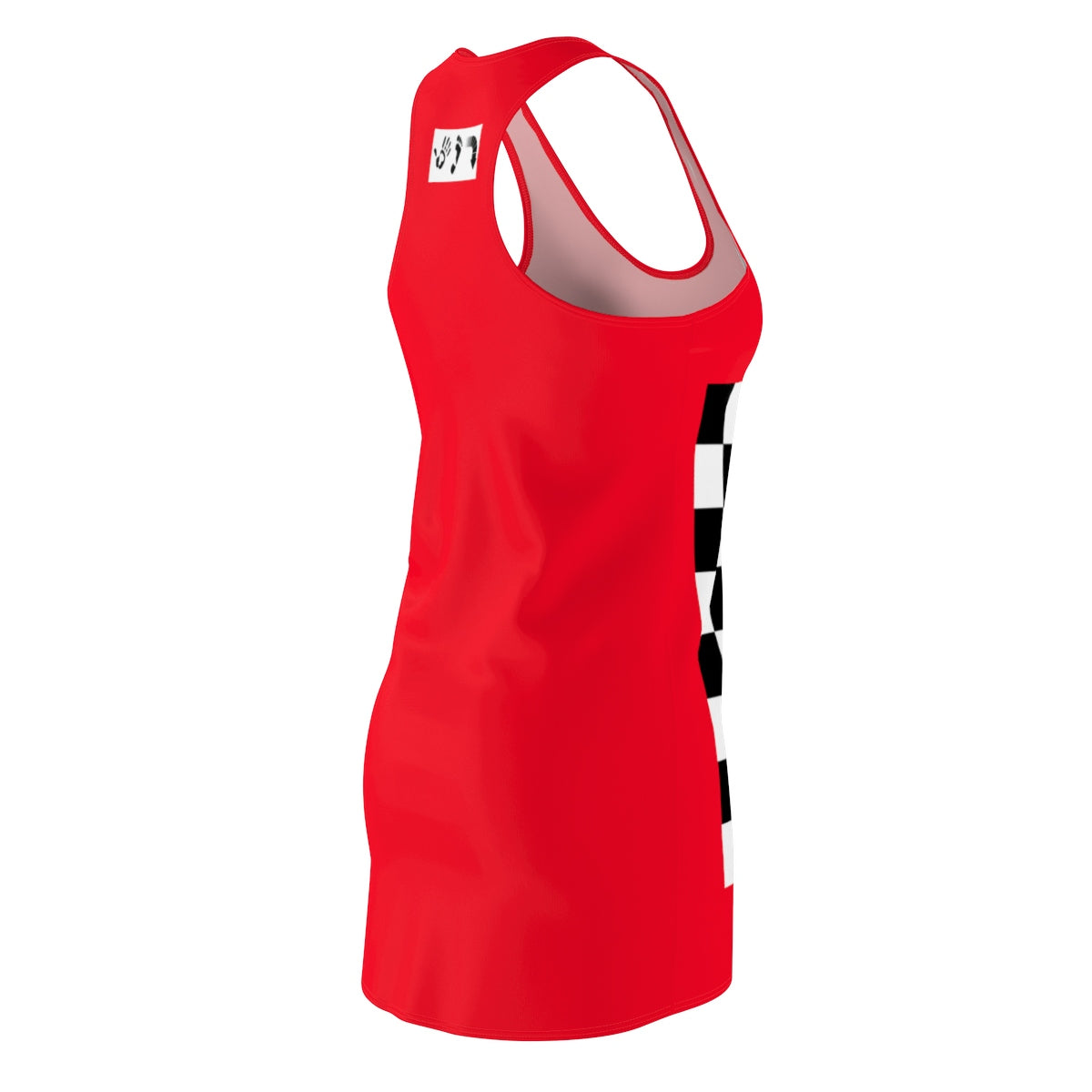 Five Toes Down Red Cut & Sew Racerback Dress