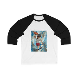 Five Toes Down Henry Football Unisex 3/4 Sleeve Baseball Tee