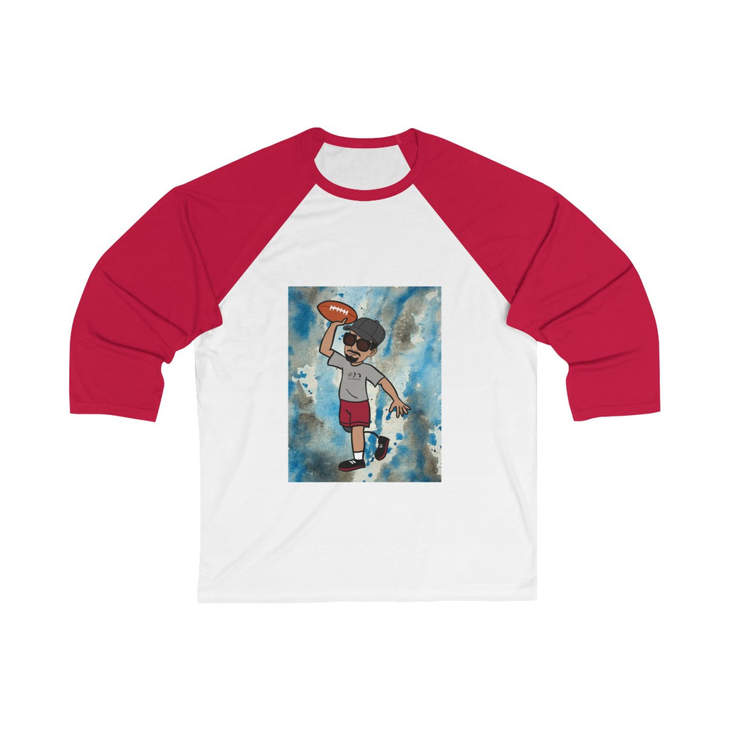 Five Toes Down Henry Football Unisex 3/4 Sleeve Baseball Tee