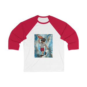 Five Toes Down Henry Football Unisex 3/4 Sleeve Baseball Tee
