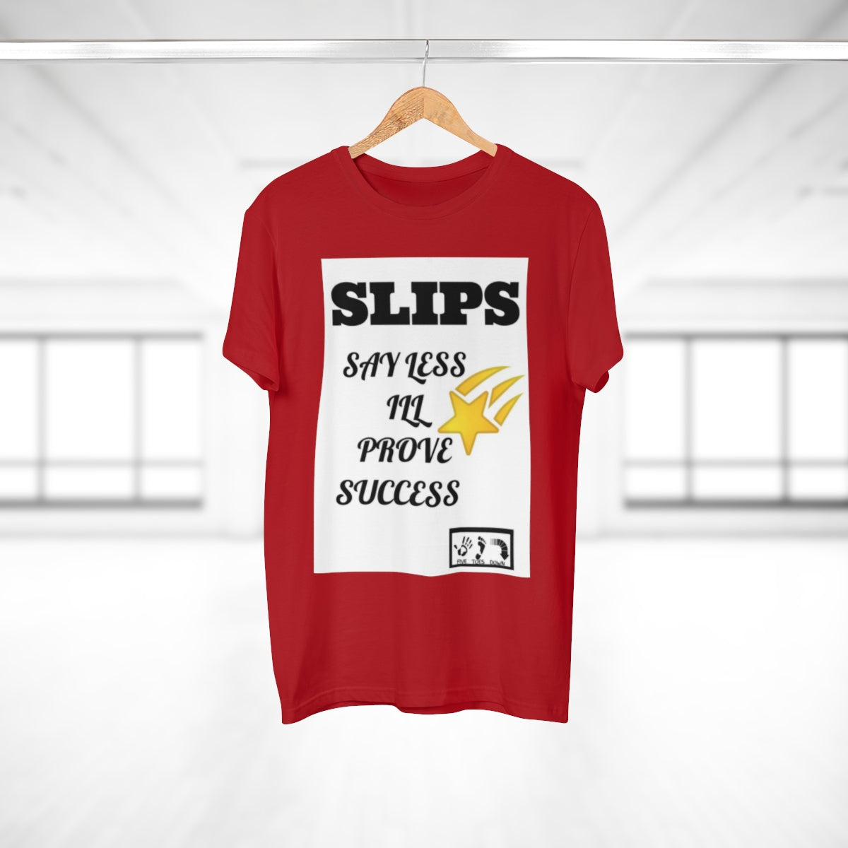 Five Toes Down Single Jersey Men's T-shirt SLIPS