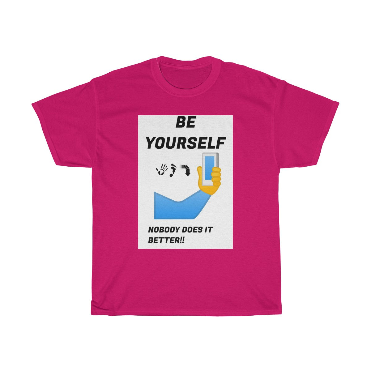 Five Toes Down Be Yourself Unisex Tee