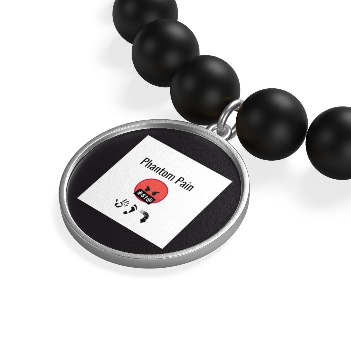 Five Toes Down Phantom Matte Onyx Bracelet