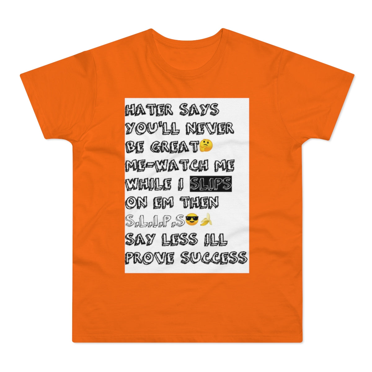 Five Toes Down Single Jersey Men's T-shirt Hater Says