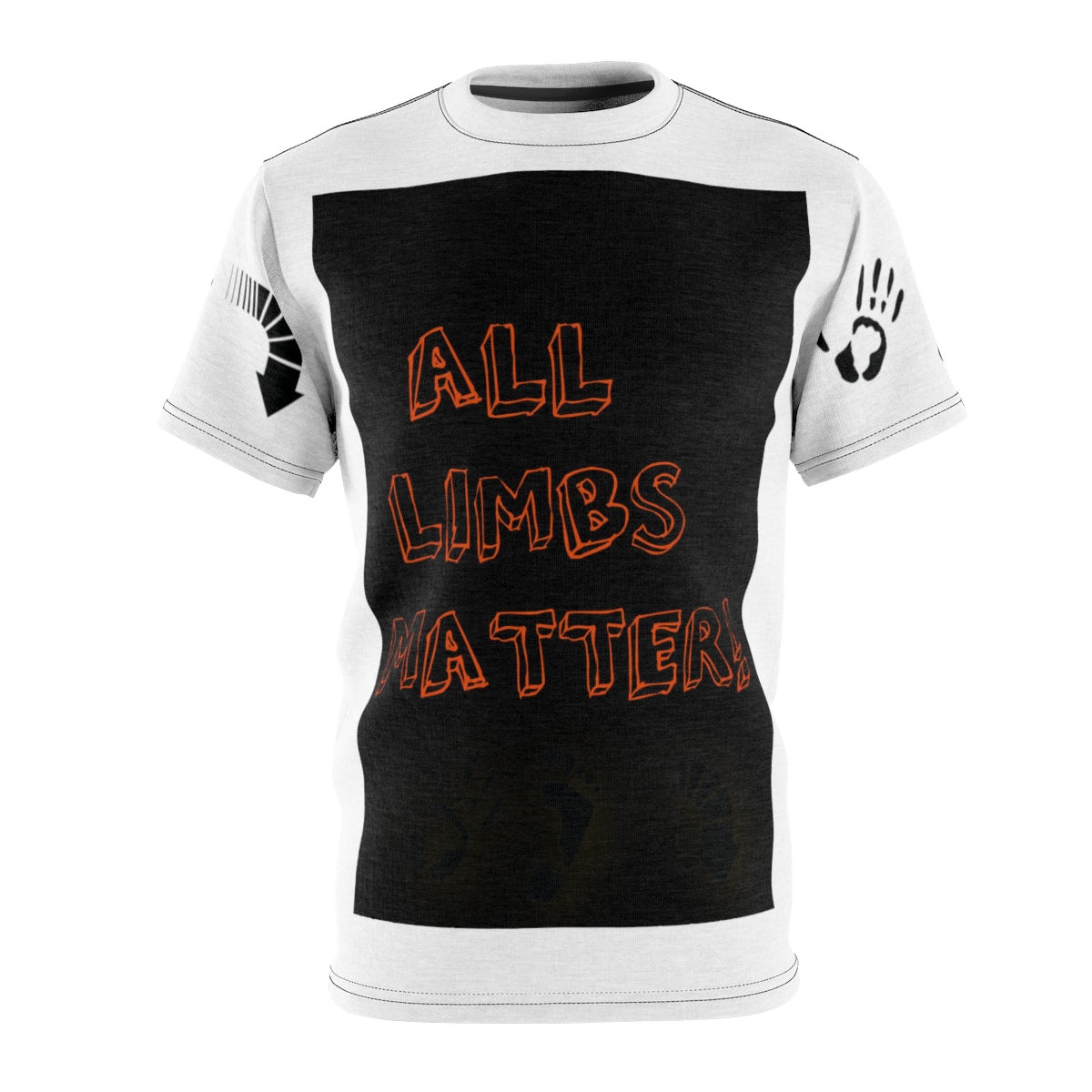 Five Toes Down All Limbs Matter Unisex Cut & Sew Tee