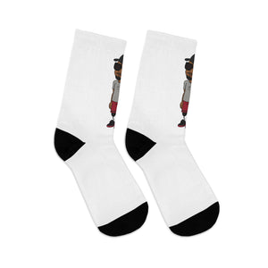 Five Toes Down Henry The Amputee Socks white