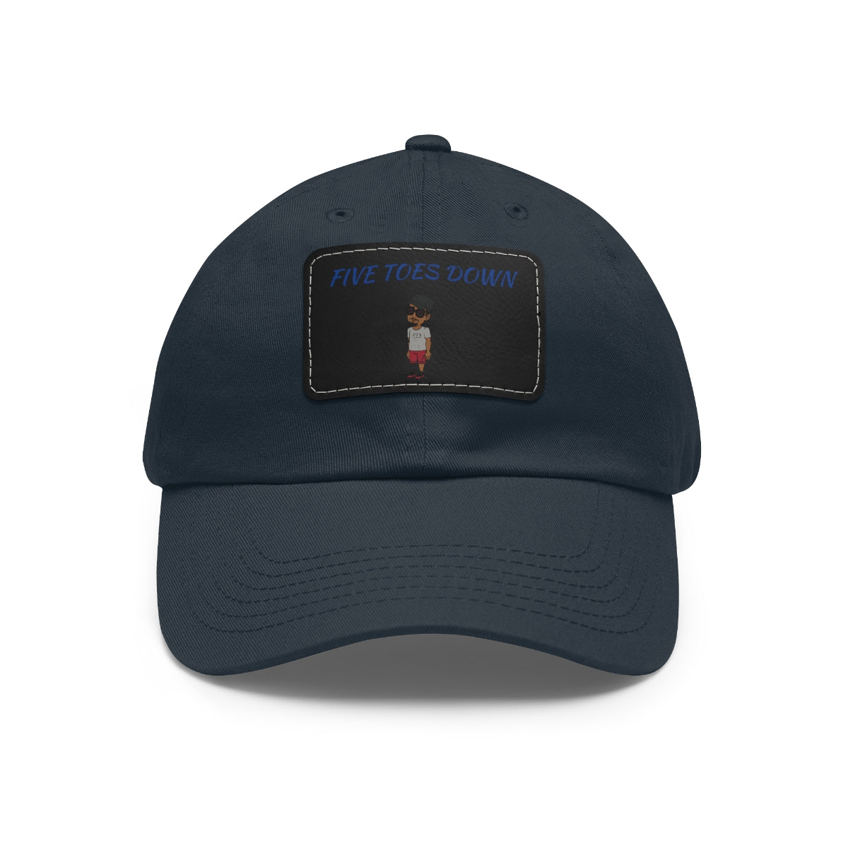 Five Toes Down Henry The Amputee Hat with Leather Patch