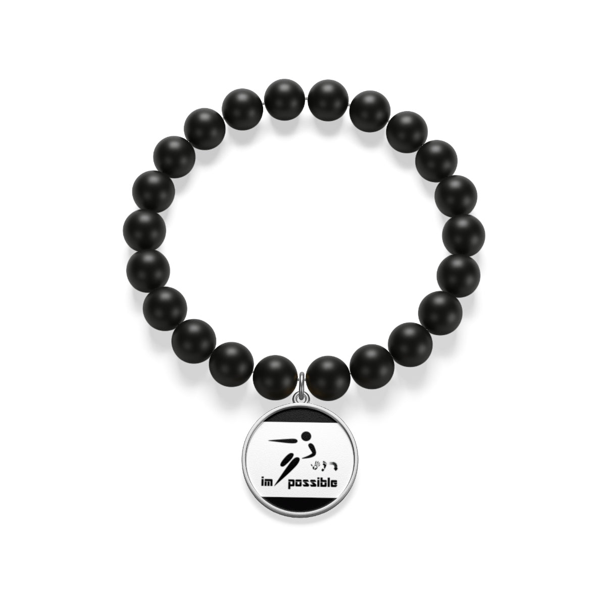 Five Toes Down Possible Matte Onyx Bracelet