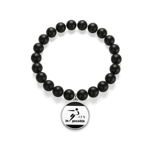Five Toes Down Possible Matte Onyx Bracelet
