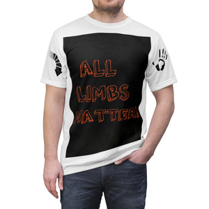 Five Toes Down All Limbs Matter Unisex Cut & Sew Tee