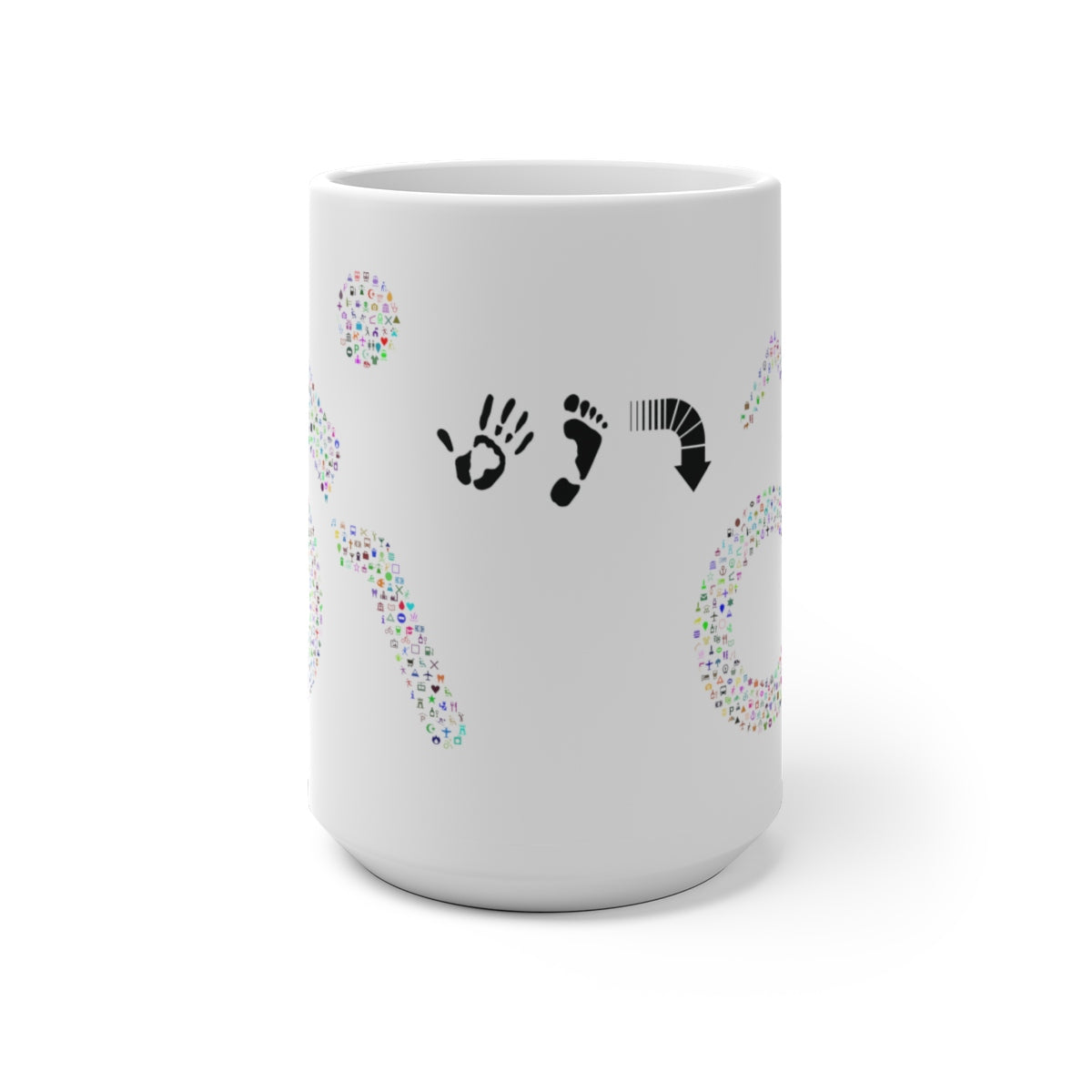 Five Toes Down Still Rolling Color Changing Mug