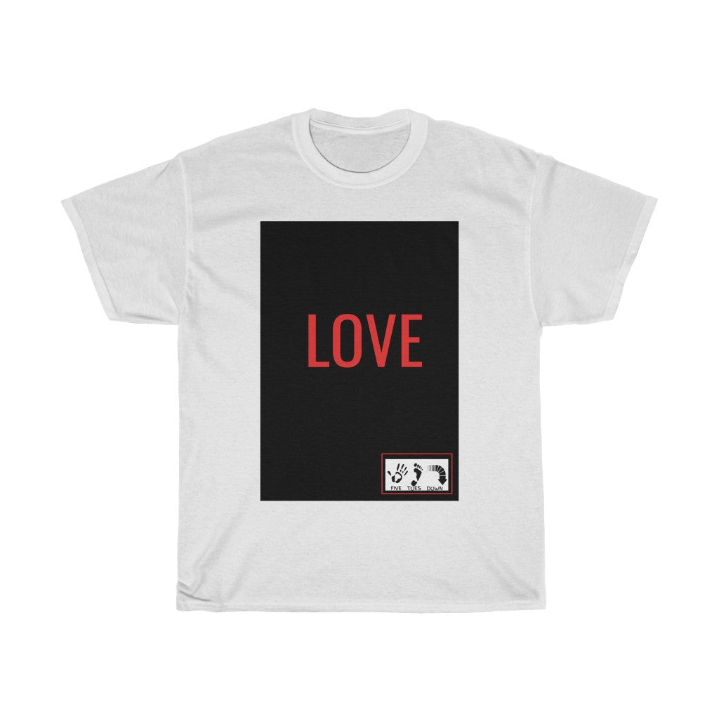 Five Toes Down Love Big Unisex Tee
