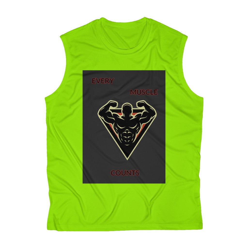 Five Toes Down Sleeveless Performance Tee Muscle