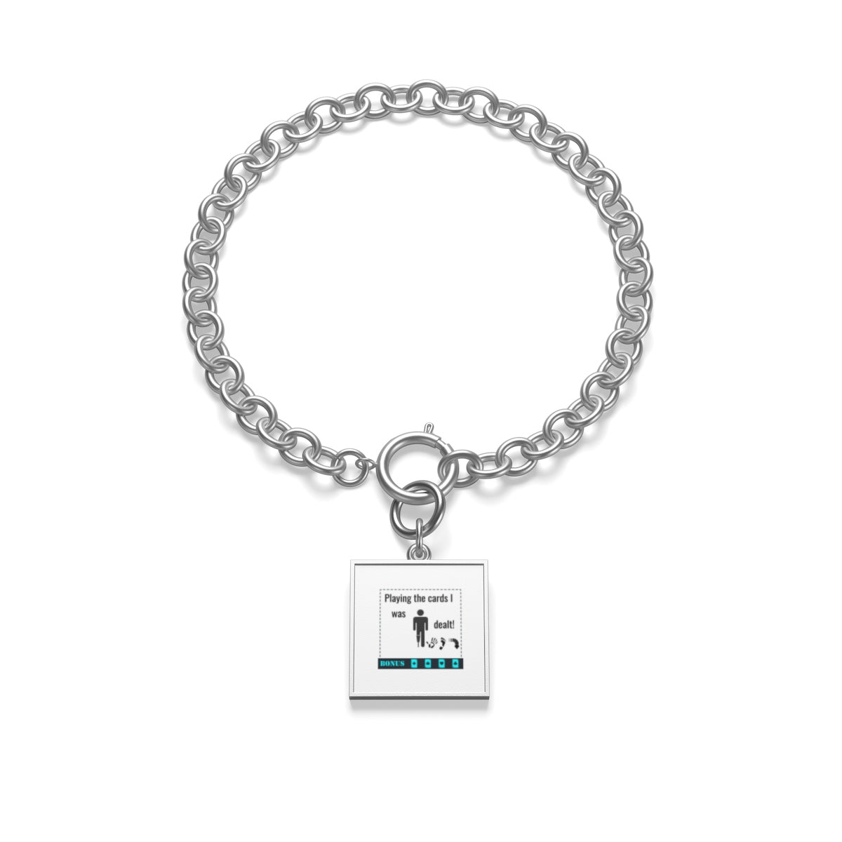 Five Toes Down Play the Cards Dealt Chunky Chain Bracelet