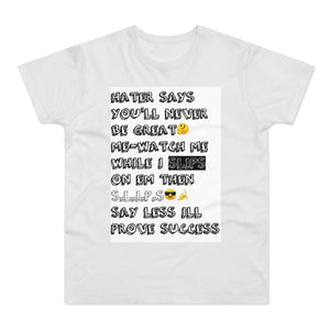 Five Toes Down Single Jersey Men's T-shirt Hater Says