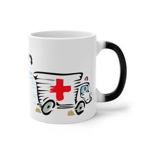 Five Toes Down Emergency Color Changing Mug
