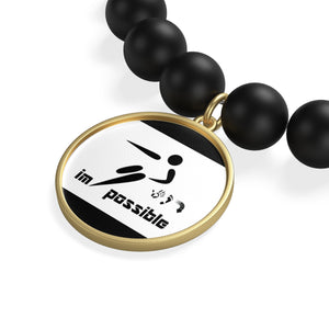 Five Toes Down Possible Matte Onyx Bracelet