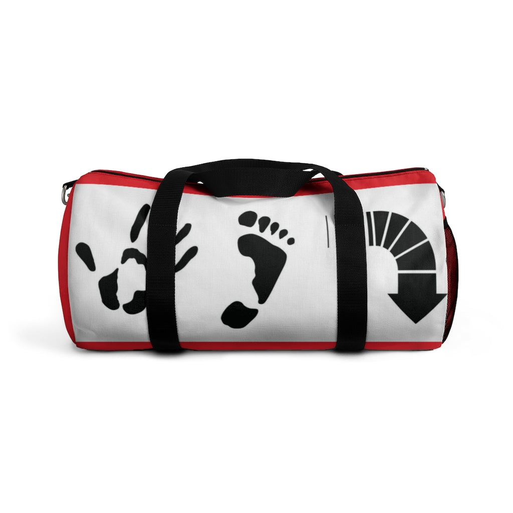 Five Toes Down Henry Duffle Bag red/white