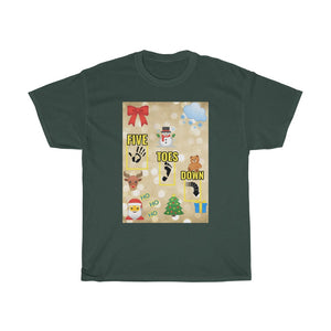 Five Toes Down Logo Christmas Unisex Tee.2